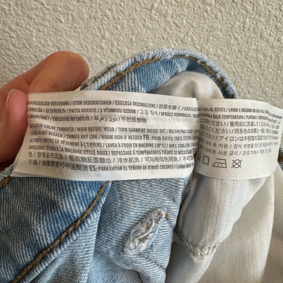 Abercrombie & Fitch Womens Size 26/2 90's Straight Ultra High Rise Curve Love - Picture 4 of 10